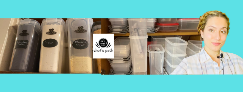 How I Organized My Pantry & Food Storage Containers with Chef's Path  () – Caylin Jimenez